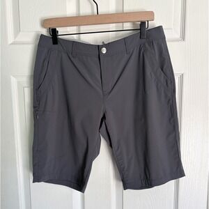 REI Hiking Shorts 10 Gray Women's Stretch Quick Dry Cargo Pockets Trail Shorts